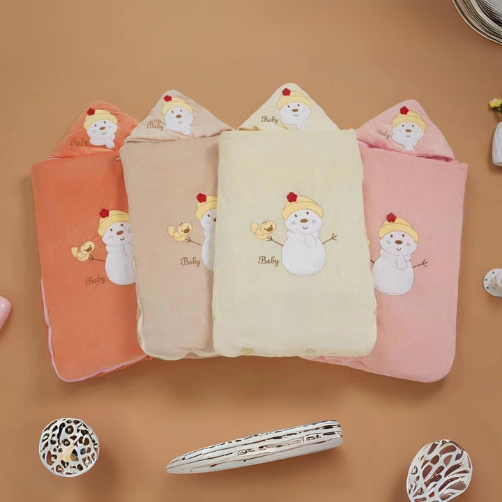 Adorable Snowman Baby Sleeping Bags – Soft & Warm Winter Wraps