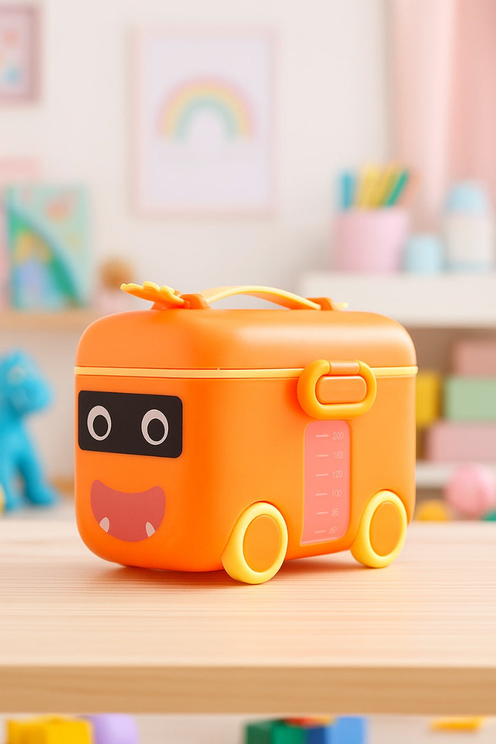 Cartoon Bus Milk Dispenser for Kids – Fun & Safe Drink Dispenser