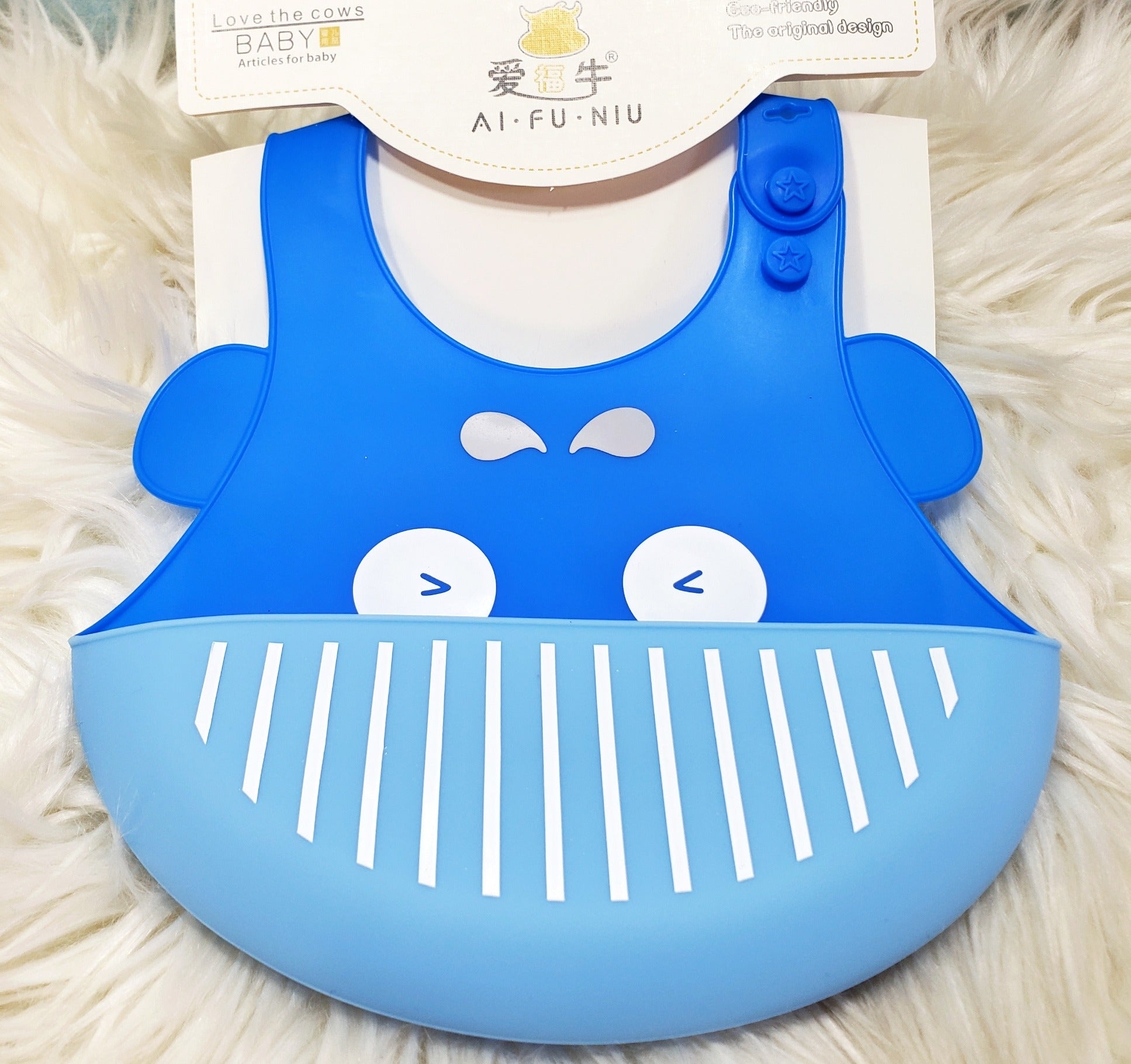 Blue Whale Silicone Baby Bib – Imported, Mess-Free & Cute