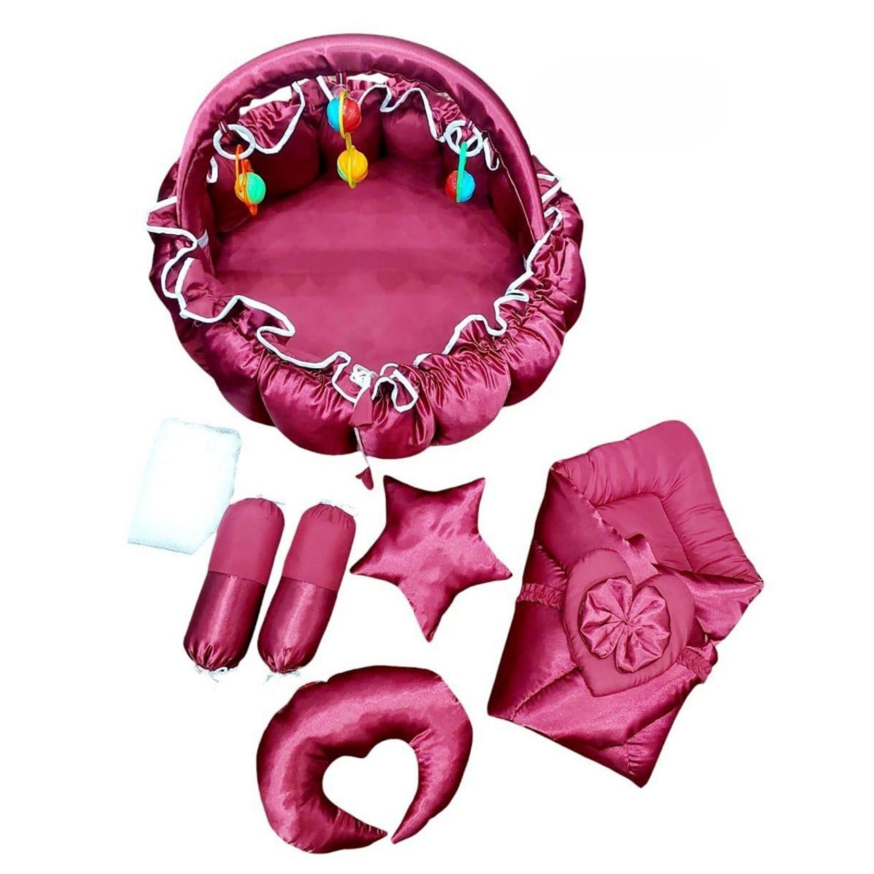 Title: 11-in-1 Baby Bedding Set with Play Gym, Blanket & Pillows – Newborn Essentials